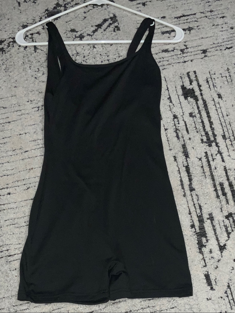 Black Women's Shapewear Bodysuit — Sleek Support Short Romper